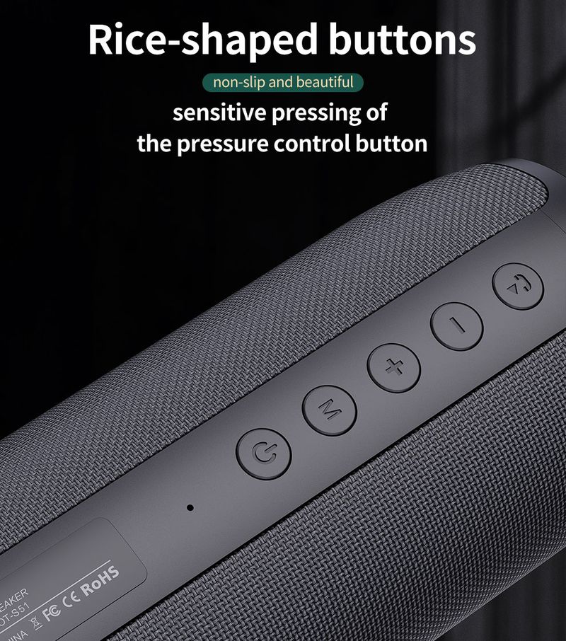 Collection Ijeraar S51 Powerful Bluetooth Speaker Bass Wireless Speakers Subwoofer Waterproof Sound Box Support Tf,_voghion.com