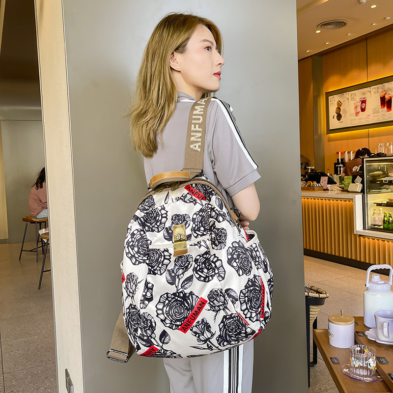 Anfman's New High Capacity Ethnic Style Trendy Printing Backpack is Fashionable and Versatile, Can Be Shouldered or_voghion.com