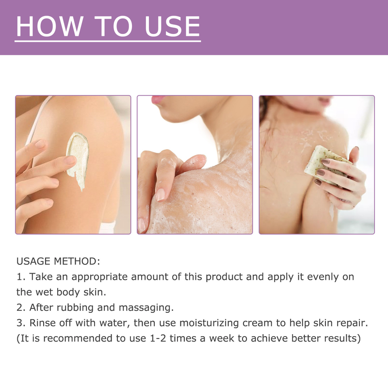 EELHOE Scrub corpo ruvido Esfoliante Pulizia profonda Levigante Scrub corpo ringiovanente_voghion.com