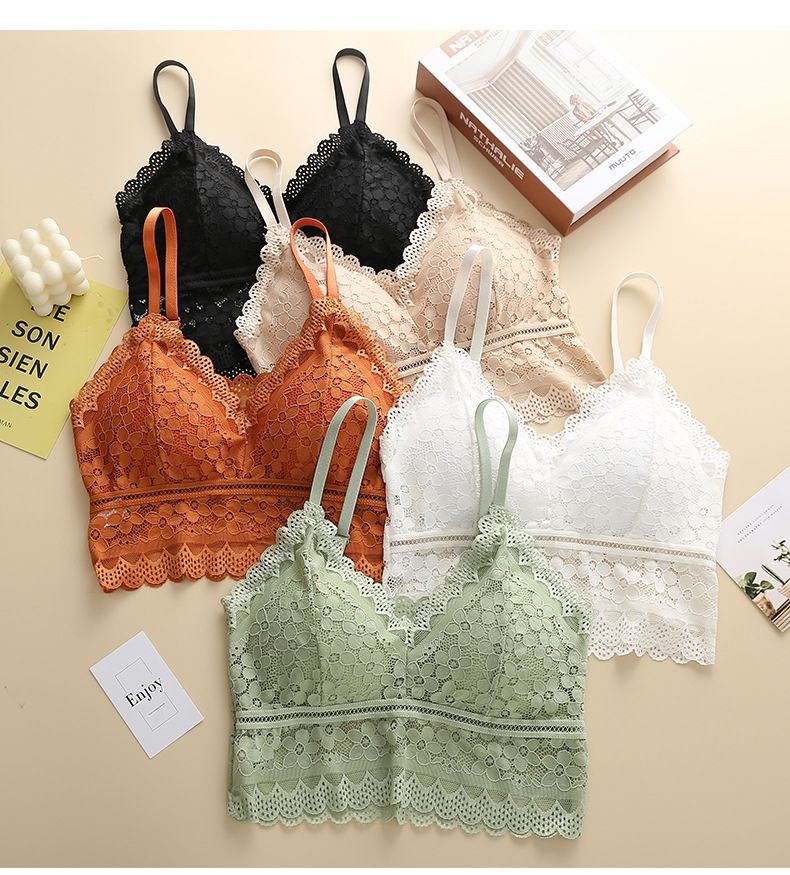 Women's Intimates Beautiful Back Bottoming Chest Wrap Sexy Gathered Hollowed Out_voghion.com