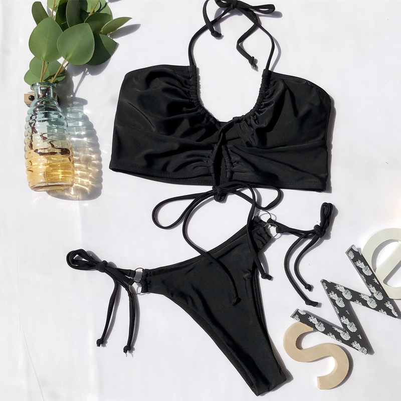 Damenbekleidung Split Badeanzug Leopardenmuster Bikini Badeanzug_voghion.com