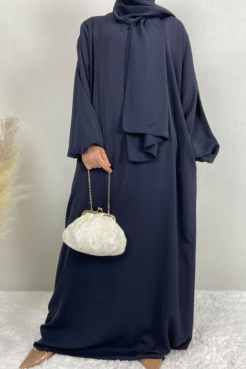 Malaysisches Damen-Kaftan-Kleid im Nahen Osten, Dubai, türkisch, mit Kapuze, langes Kleid_voghion.com