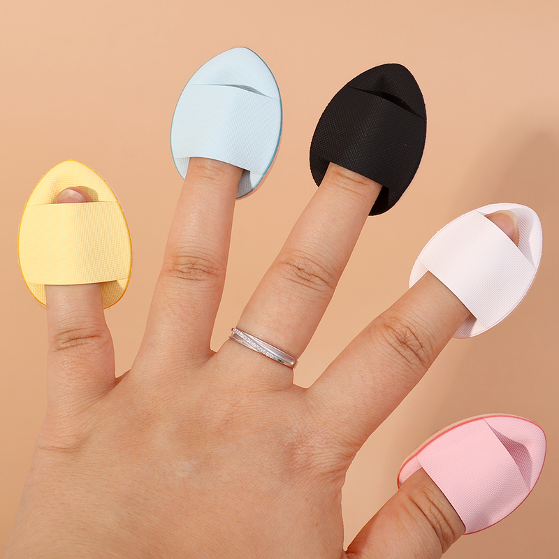 finger powder Mini puff foundation make-up powder detailed makeup sponge face concealer mixed cosmetics access_voghion.com