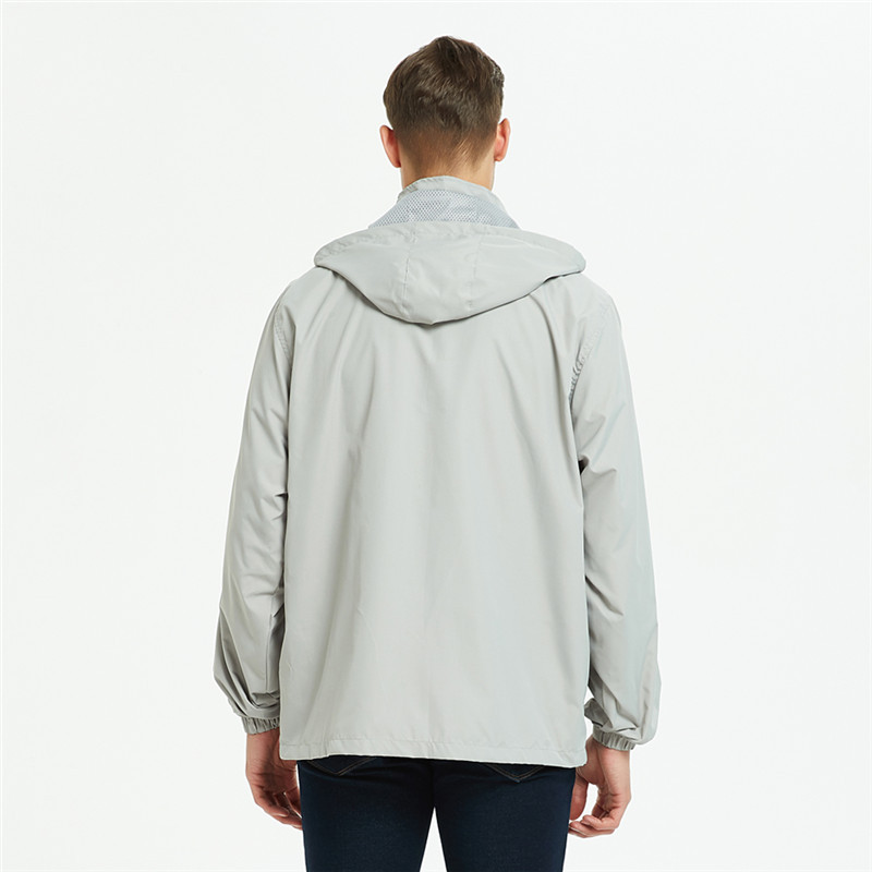 ActiveGo ActiveGo Outdoor Lightweight Jacket With Hood, Windproof Waterproof, INS European And American Style Men's Coat,_voghion.com
