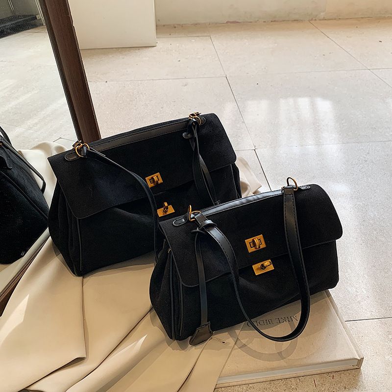 Pendeln Herbst Winter Neue Damenmode Matte Elegante Große Trendy Tote Unterarm Tasche_voghion.com