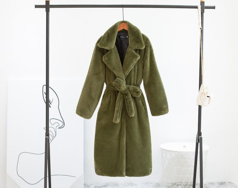 Cappotto lungo da donna in pelliccia sintetica effetto velluto – Giacca invernale in peluche stile visone con fodera in cotone (13 colori, 5 taglie)_voghion.com