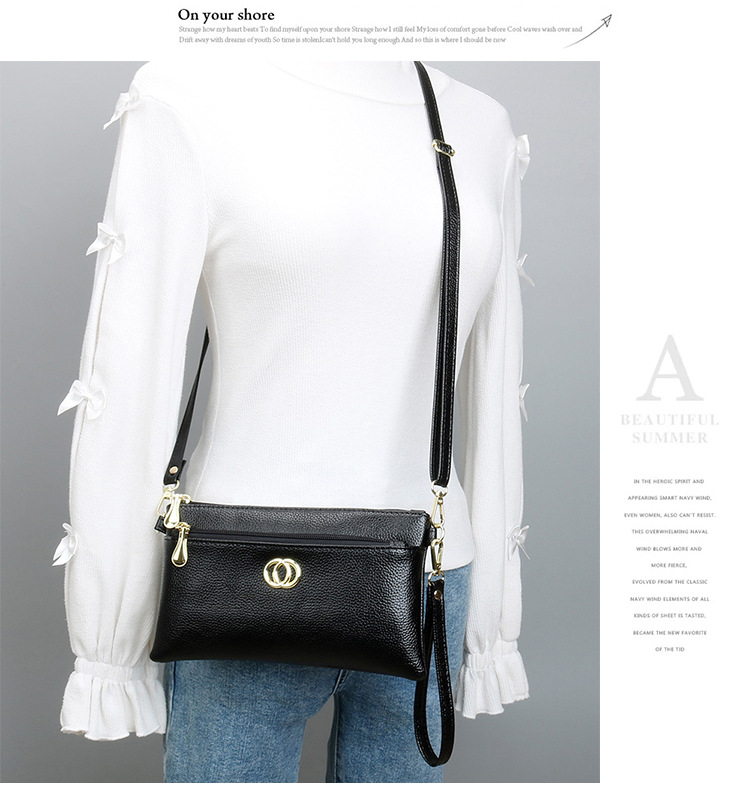 Nuova borsa a tracolla da donna floreale Borsa a tracolla da donna semplice in stile coreano moda semplice pochette per cellulare borsa portamonete_voghion.com