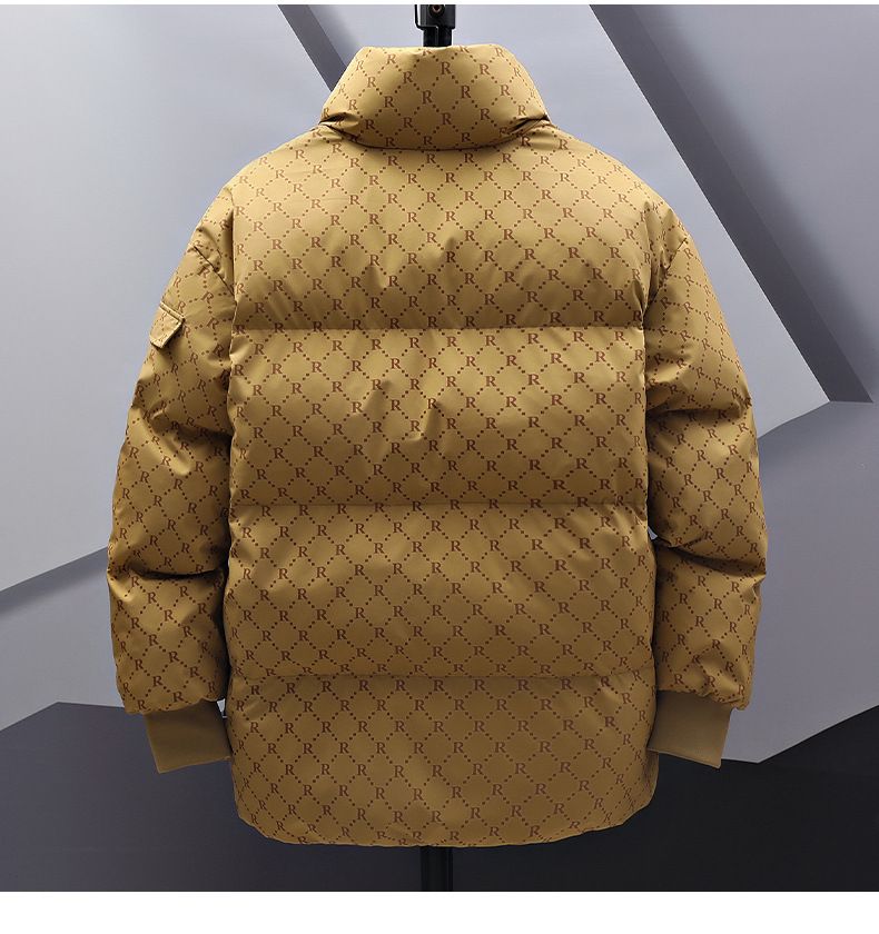 Herren-Winterjacke in Übergröße – Dicker, fleecegefütterter Baumwollmantel für große und lange Größen (Schwarz, Khaki, Größen M-8XL)_voghion.com