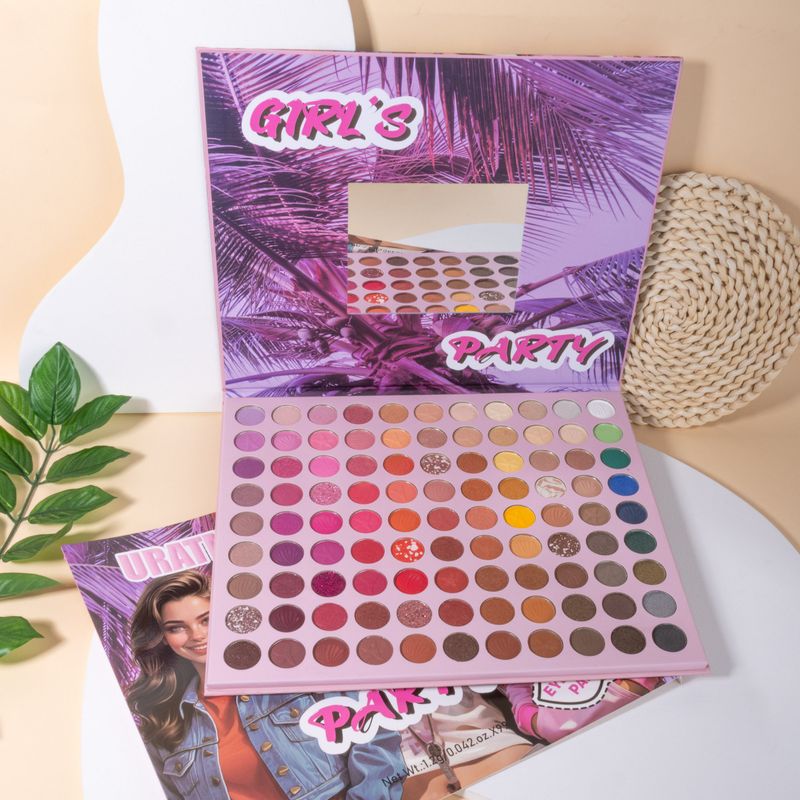 URATM 99-Color Makeup Palette - Matte, Pearlescent & Fine Shimmer Eyeshadows - Long-Lasting, Smudge-Proof, Highly Pigmented & Waterproof_voghion.com