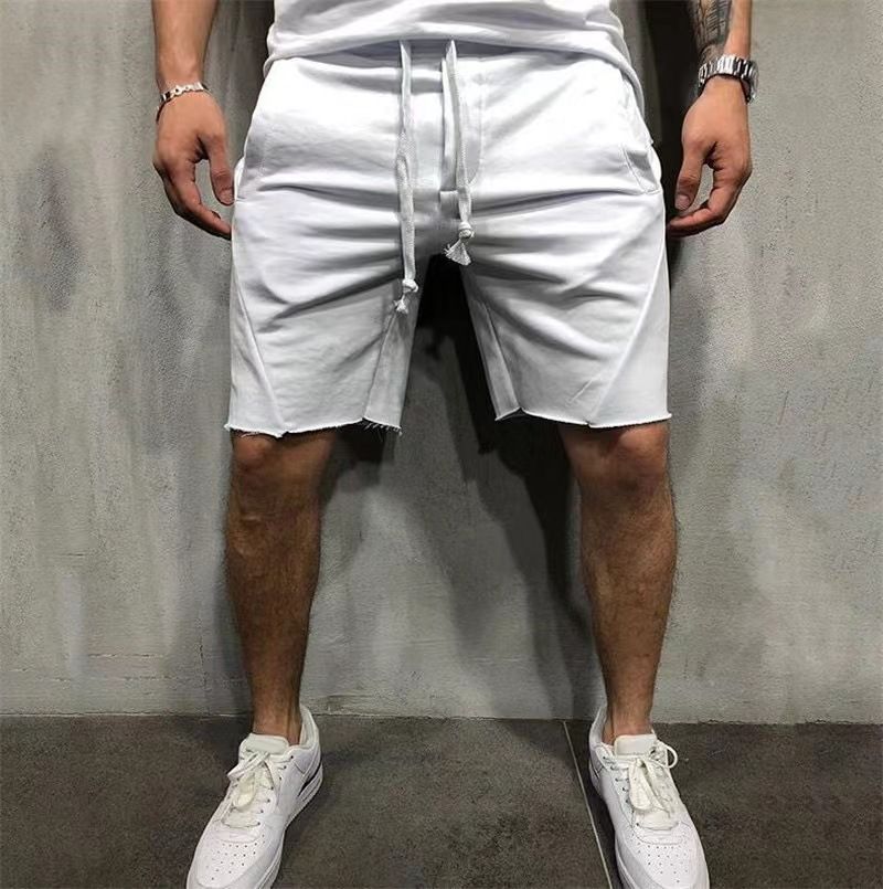 Premium Products 2024 New Fitness Men's Solid Color Running Thin Casual Sports Shorts For Men_voghion.com
