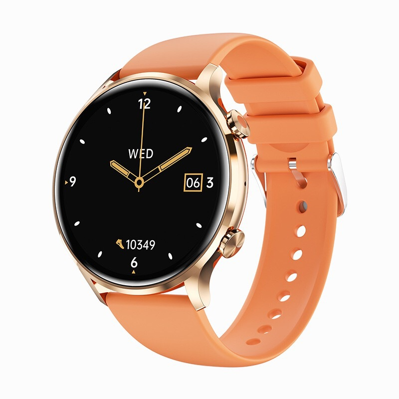Montre connectée multisports MX40 pour femme avec appels Bluetooth, fréquence cardiaque, pression artérielle et suivi du cycle menstruel._voghion.com