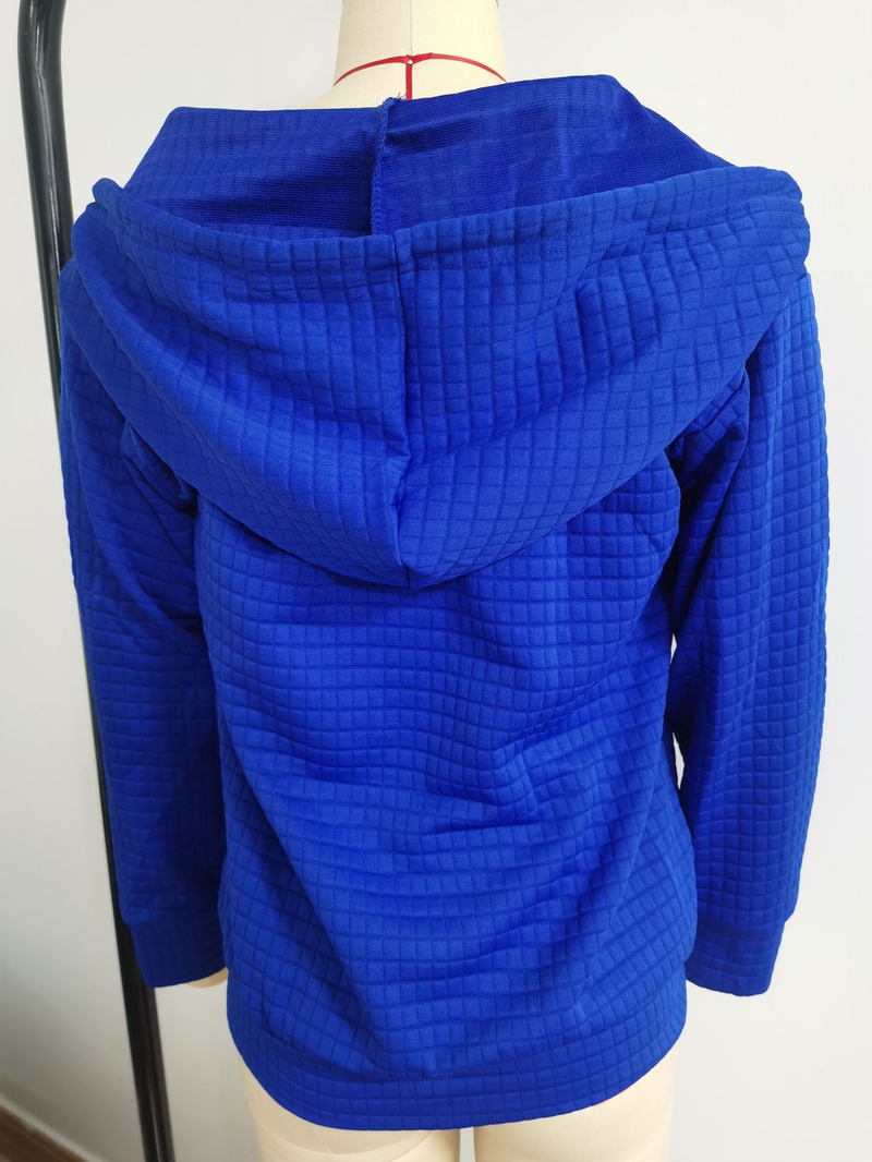 2023 Damen-Strickjacke mit Reißverschluss und Kapuze, langärmelig_voghion.com