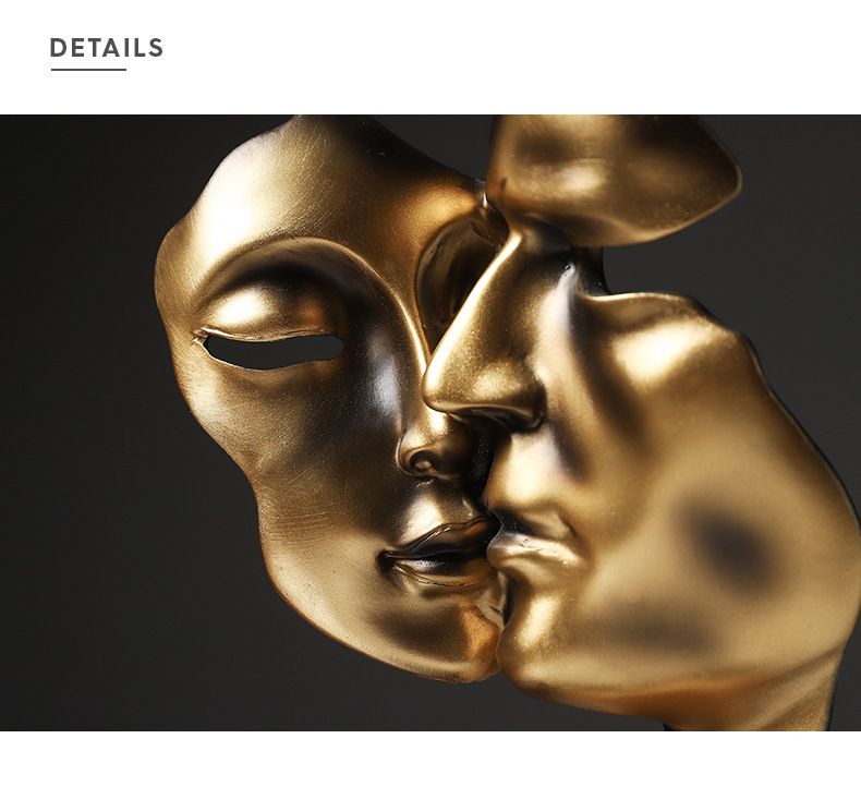 New European Style Couple Double-Sided Wooden Silence Is Gold Home Bedroom Desktop Ornament Simple Resin_voghion.com