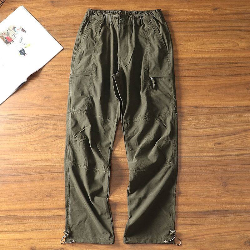 001 Outdoor Cargo Men Loose Straight Casual Long Summer Hiking Quick-Dry American Style Waterproof Fast-Drying Sofhell_voghion.com