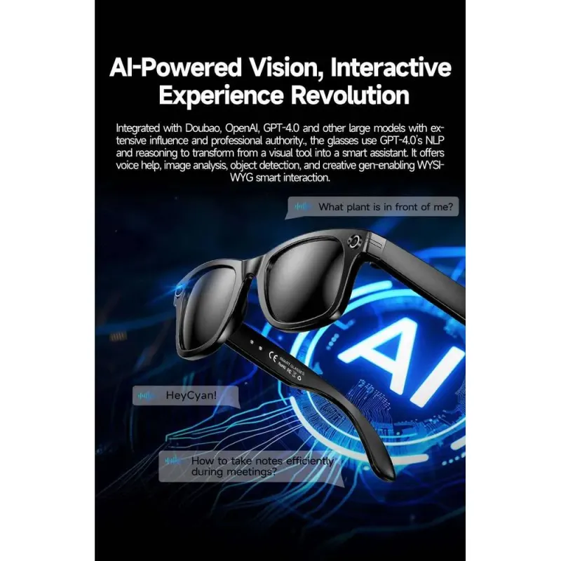 2025 New 800W Pixel HD Chatgpt Camera Bluetooth Call Translate Identify Objects Photochromic Lens Smart Glasses_voghion.com