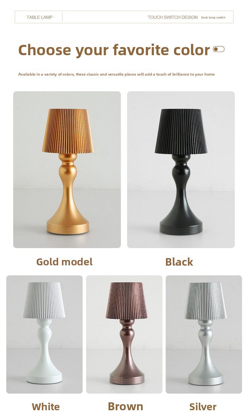 Luxus Restaurant Bar Tisch Romantische Schlafzimmer Atmosphäre Lampe Touch USB Lade Nachtlicht_voghion.com