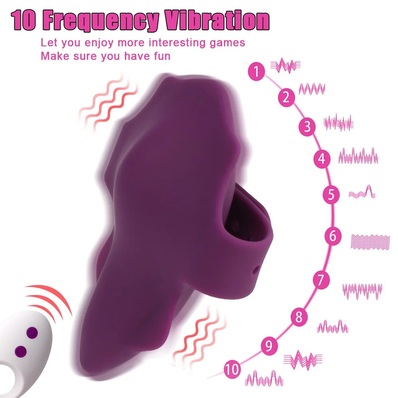 Unsichtbares Vibrationsei, Sexspielzeug für Frauen, 10-Frequenz-Klitoris-Stimulator, erwachsenes Sexspielzeug, Panty-Vibrator, Wirel_voghion.com