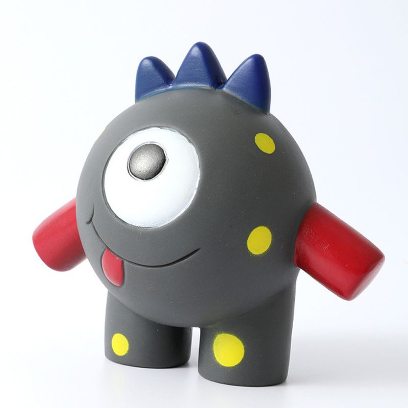 Guangying Pet Chew Toy Built-in Sounder Cartoon Style Bite Resistant Harmless Teeth Cleaning Scentless Squeaky Cartoon Animal Sound Doll For Home Use_voghion.com