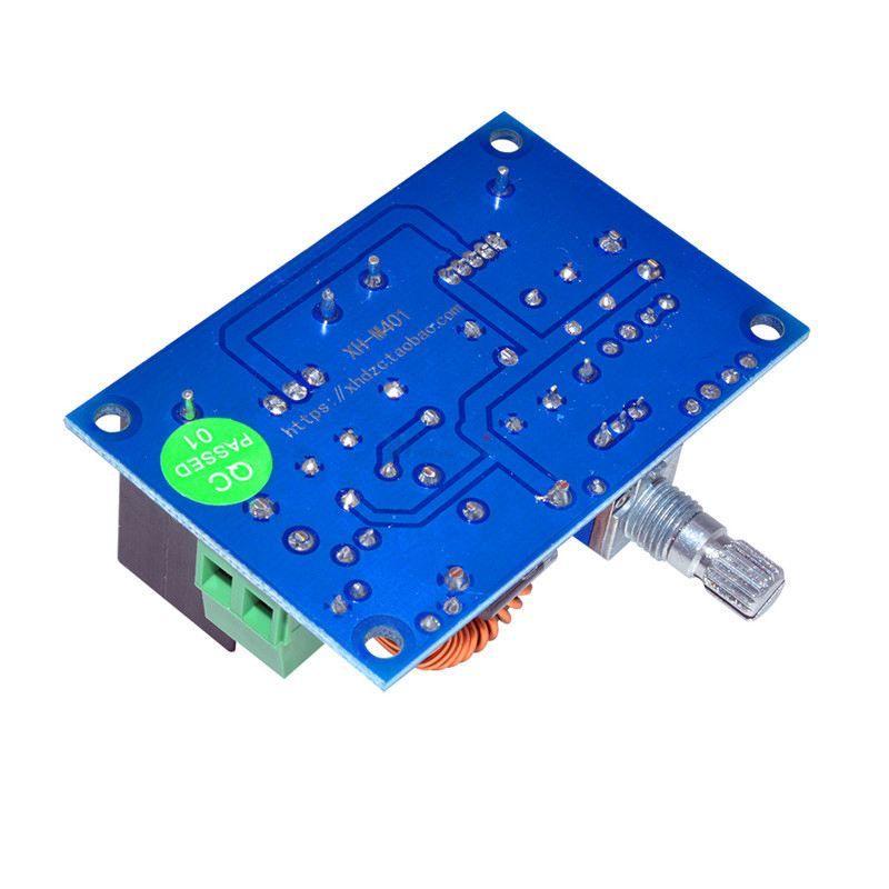 XH-M401 Módulo de fonte de alimentação conversor Buck DC-DC abaixador XL4016E1 PWM ajustável 4-40 V a 1,25-36 V placa abaixadora 8 A 200 W_voghion.com