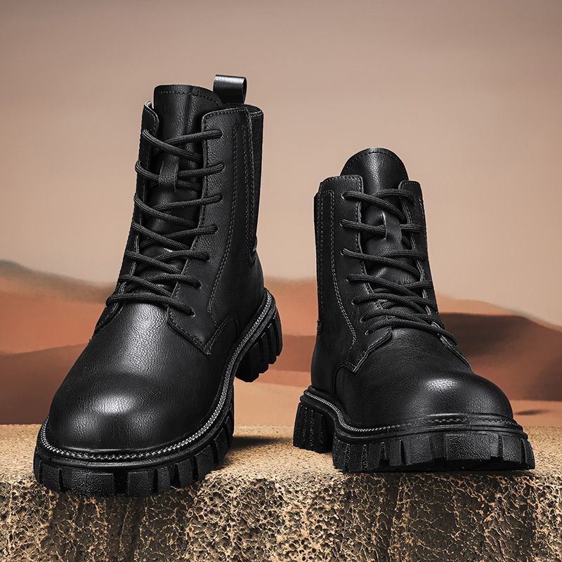 Nei High Top Martin Stiwwelen, fashionable trendy Schong, Outdoor Aarbechtskleedung, villsäiteg Häre Schong_voghion.com