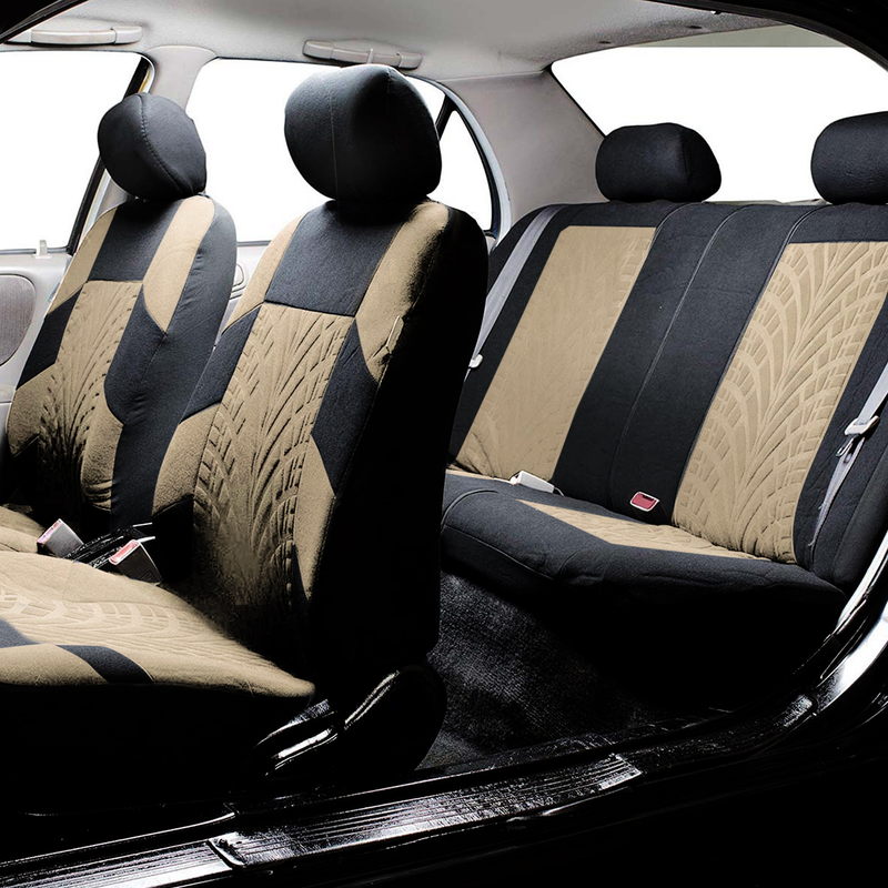 Fuzhongfu 9-Stéck Autositzbezich Set Komfort Sëtz Polyester Vir Heck Universal Passend Autositzbezich Komplett Set fir Auto SUV Minivan_voghion.com