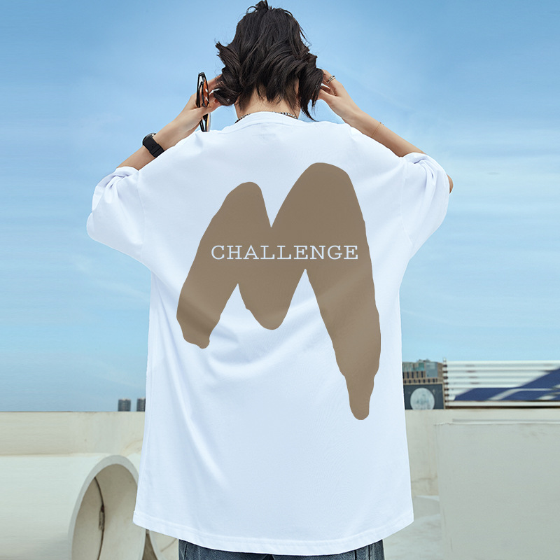 Amerikanische Modemarke Loose T-Shirt Short Fat Plus 5/4 Ärmel China-Chic Large Herren Sommer_voghion.com