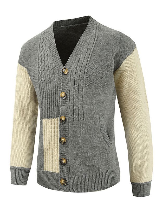 Men's Clothing Women's Chunky Knit Cardigan With Hood - Soft & Warm Winter Sweater For Casual Outfits_voghion.com