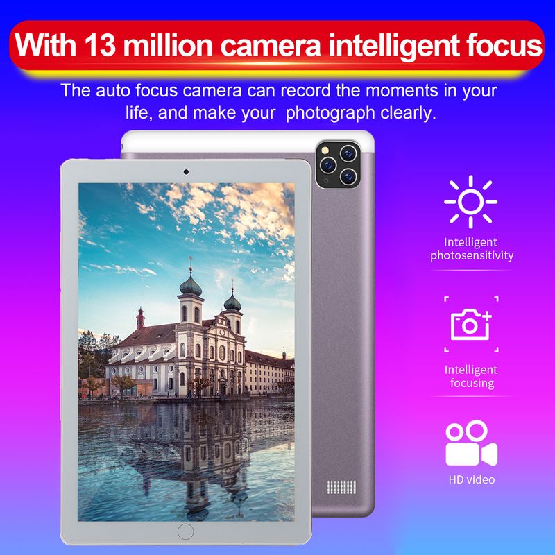 Tablets 10 Inch Tablet Computer,Three Cameras, 6735 Dual SIM Card Calls, HD Screen_voghion.com
