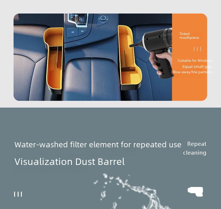 Car home vacuum cleaner Small car wireless handheld charging High-power desktop vacuum cleaner portable_voghion.com