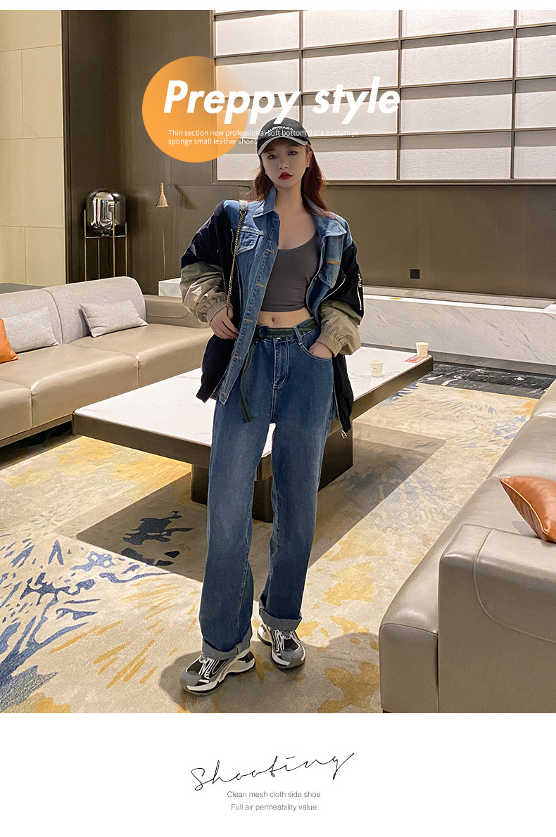 Unisex Παπούτσια Ανοιξιάτικα νέα παπούτσια μπαμπάς που απορροφούν τους κραδασμούς για γυναίκες φθινόπωρο νέο αναπνεύσιμο ύψος που ενισχύει το αθλητικό δίχτυ αδυνατίσματος ανδρών και γυναικών σε στυλ διασημοτήτων_voghion.com