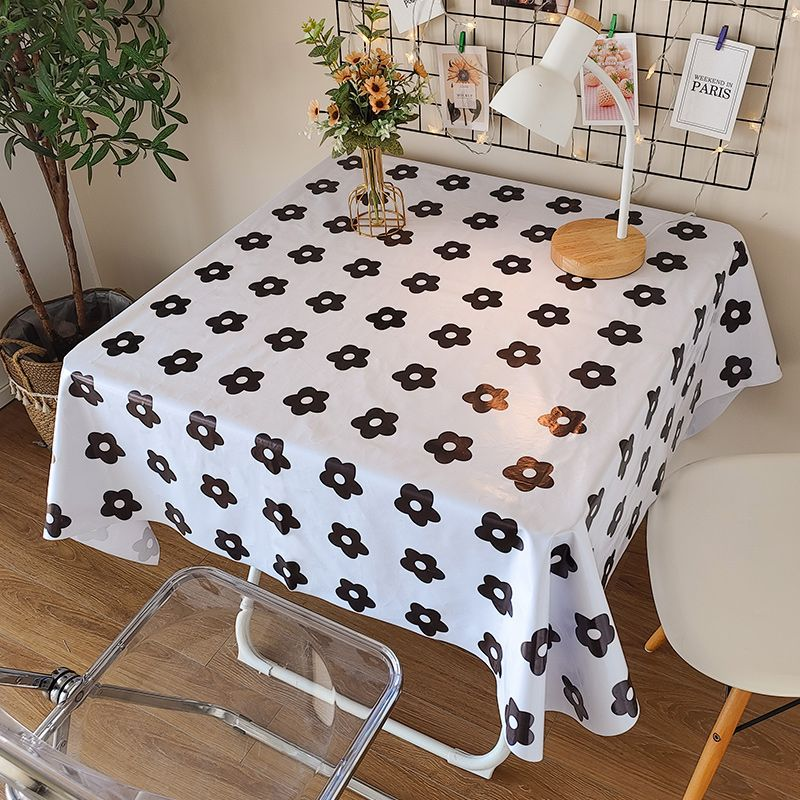 La nappe Wind est imperméable, résistante à l'huile, résistante aux brûlures et lavable, avec une nappe de table à manger légère et simple et un tapis de table basse._voghion.com