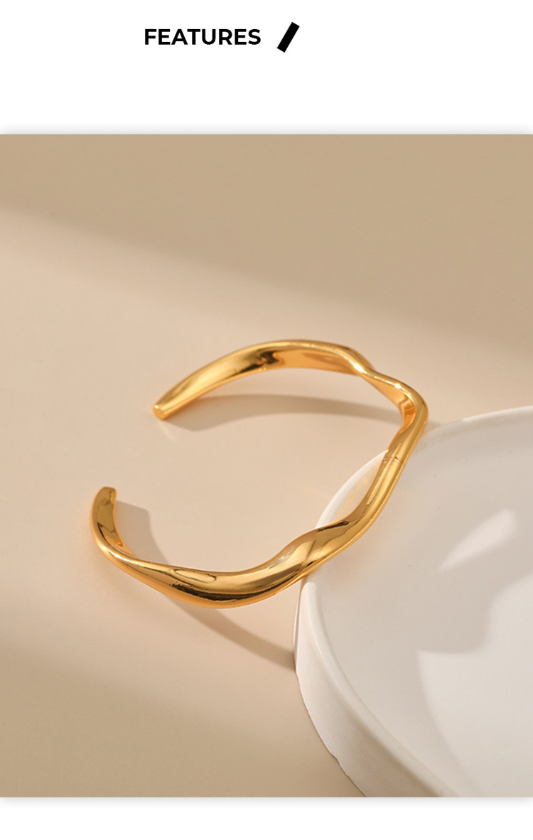 Massivt Einfacht Réngarmband Liicht Luxus High End Nisch Exquisite Ins Eenzegaarteg Design Minimalistesch Temperamentarmband Fir Kanner_voghion.com
