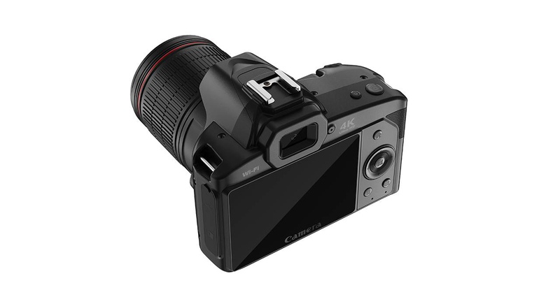 Nueva cámara de vídeo digital D5 HD WiFi DSLR 4K con doble cámara de 64,0 millones de píxeles y visión nocturna._voghion.com