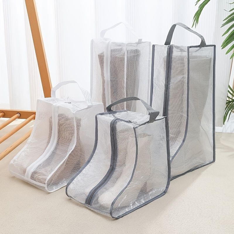 Shoe Dustproof Storage Bag, Boots, Long Boots, Short Boots, Travel Storage Bag, Shoe Protective Cover, With Handheld_voghion.com