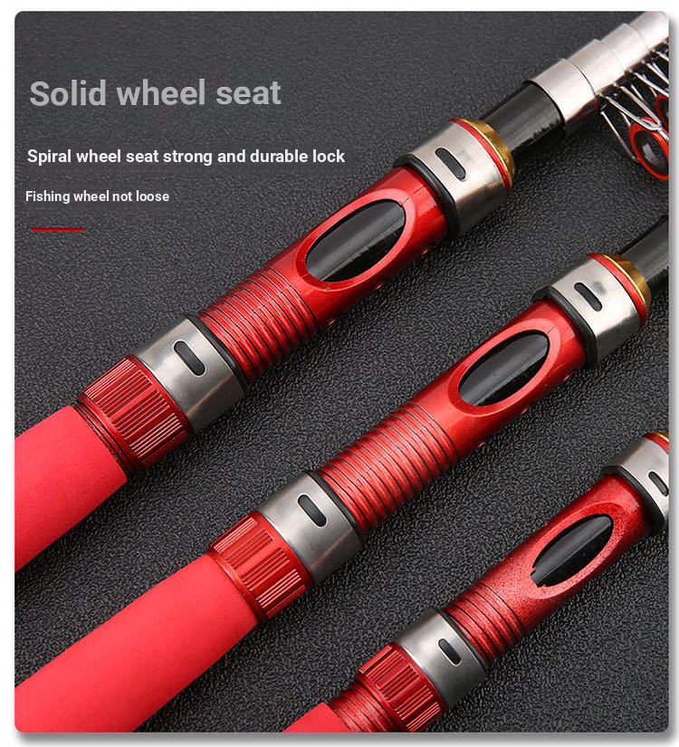 Canna da pesca telescopica con esca, set completo di mini canne da pesca piccole, canne da pesca portatili_voghion.com