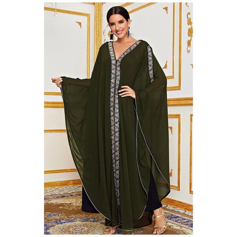Women's Clothing Dress Small Fragrance Fashion French Romantic Classical Ethnic Style Loose Shawl For Girls_voghion.com