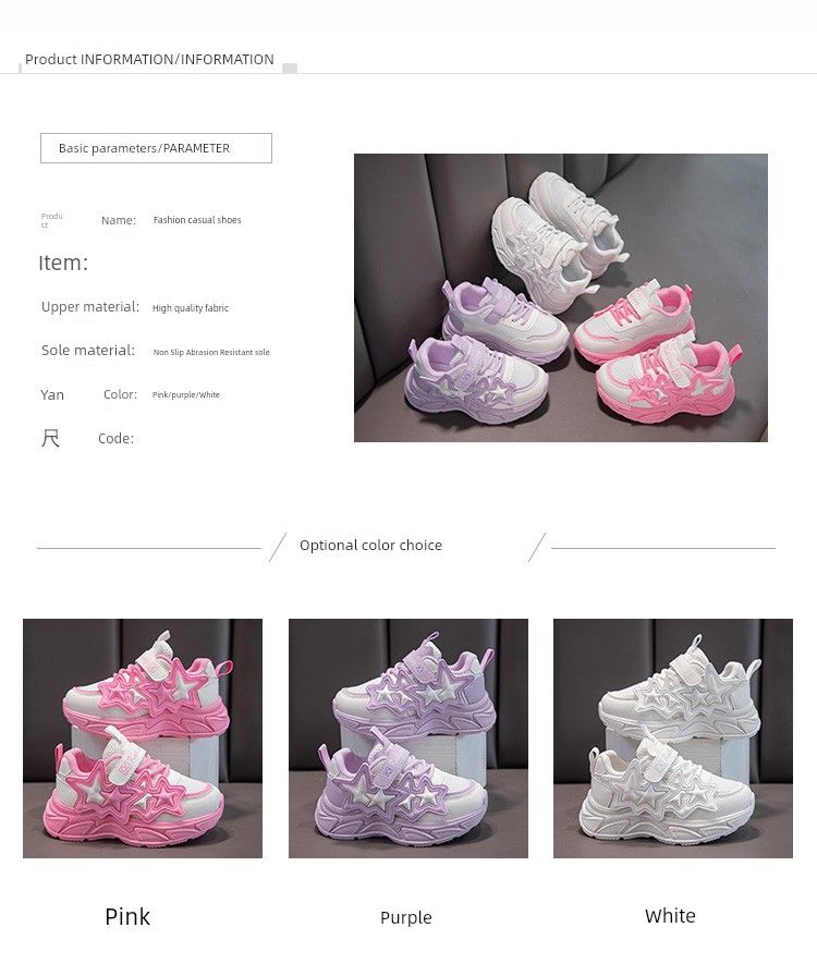 Baskets printemps-automne 2024, nouveautés pour étudiantes, semelles souples, blanches, pour enfants, petites filles, respirantes et encombrantes_voghion.com