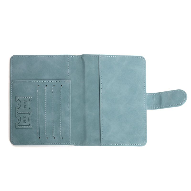 PU Spot Passport Bag, Multi-function ID Bag, Storage Bag, Passport Holder, Anti-theft Brush, Passport Holder._voghion.com
