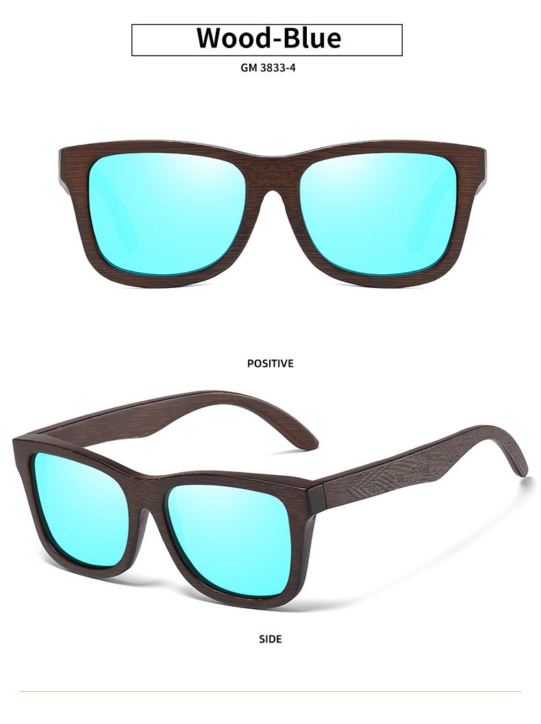 Fashion Fashion Vintage Fashion Bamboo Wooden Handmade Polarized Mirror Coating Lenses Eyewear Sunglasses for Men_voghion.com