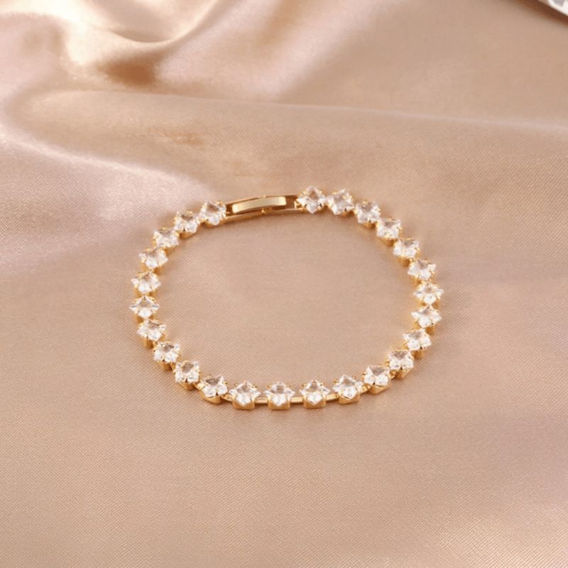 Bracciale leggero di lusso con diamanti intarsiati e zirconi per le donne, nuovo stile alla moda, anello unico, versatile, semplice, mano_voghion.com
