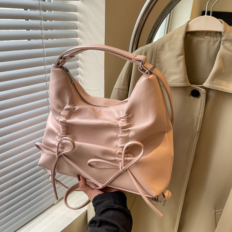Bolso bandolera grande de un solo hombro, moderno, occidental, de alta calidad, estilo japonés y coreano, de gran tamaño, 2024._voghion.com