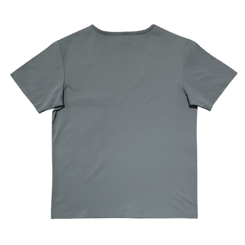 Herren-T-Shirt mit V-Ausschnitt und Tasche – Leichtes Polyester-Mischgewebe mit knitterfreier Oberfläche (S-XXXL) – Lässiges T-Shirt mit schmaler Passform für Komfort im Alltag_voghion.com