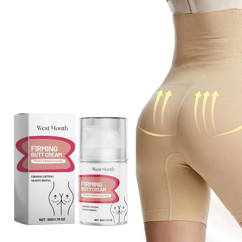 West MONTH Verstevigende en hydraterende verzorging Honing Perzik Heup Highlighting Body Lifting Cream_voghion.com