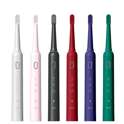 Adult Men's And Women's Soft Fur 7-level Waterproof Intelligent Three-speed Charging Sound Wave Electric Toothbrush_voghion.com