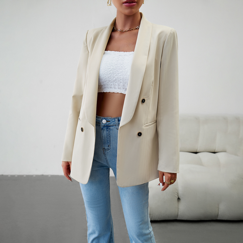 Blazer elegante da pendolare autunno inverno 2023 di Diyun Design da donna_voghion.com