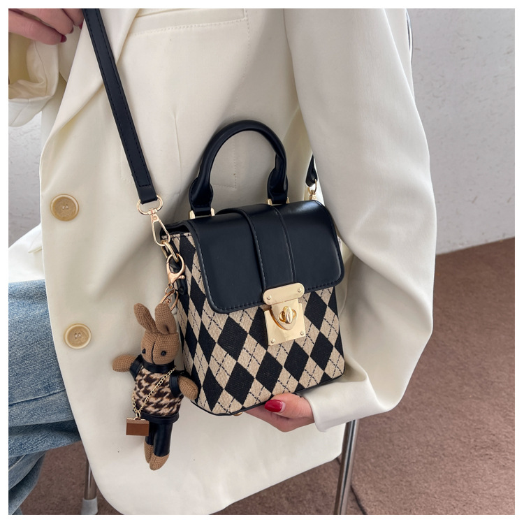 Senior sense of small bags female European and American trend niche mobile phone bag hundred with Crossbody bag small square bag_voghion.com
