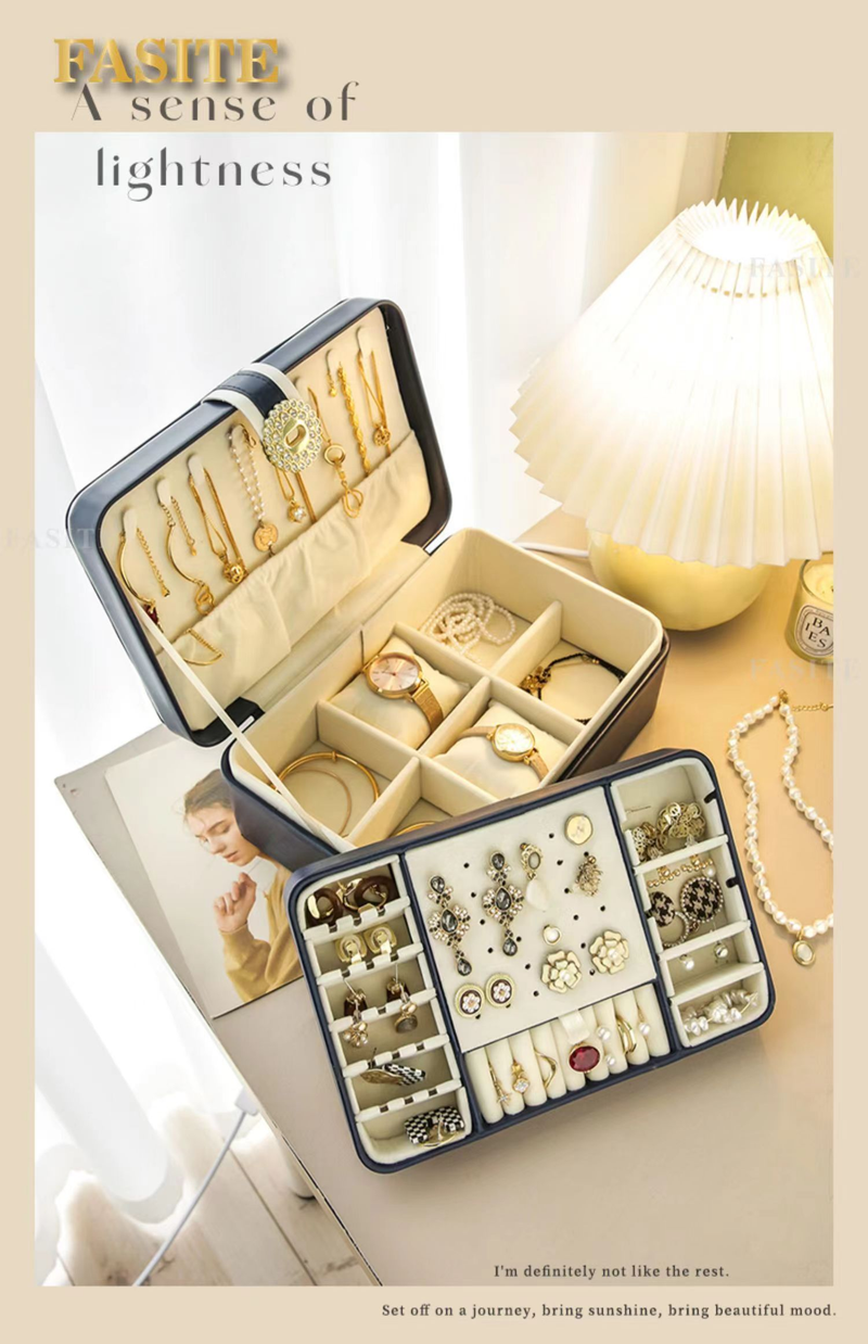 Double-layer large capacity multi-layer jewelry box_voghion.com