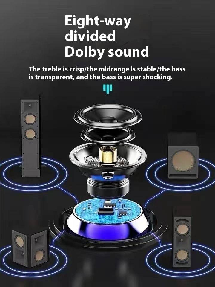 M3 Mini-Bluetooth-Lautsprecher mit tiefem Bass – Tragbarer kabelloser Lautsprecher mit Multifunktion und kompaktem Design_voghion.com