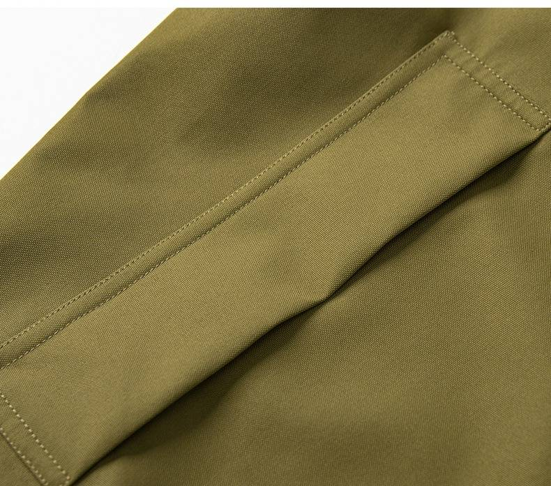 Herren Freizeitjacke Slim Fit Stehkragen Leichter Reißverschluss Frühling Herbst Oberbekleidung Modetrends_voghion.com
