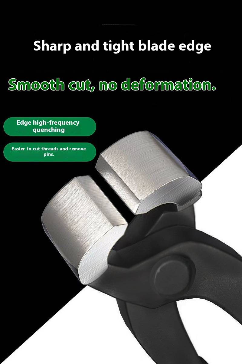 Professional High-Carbon Steel Wire Cutters - Ergonomic Hand Tool For Construction, DIY & Electrical Work With Alloy Steel Blades_voghion.com